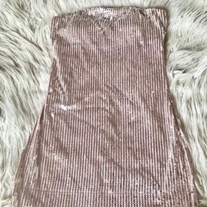 Sparkly pastel pink dress!